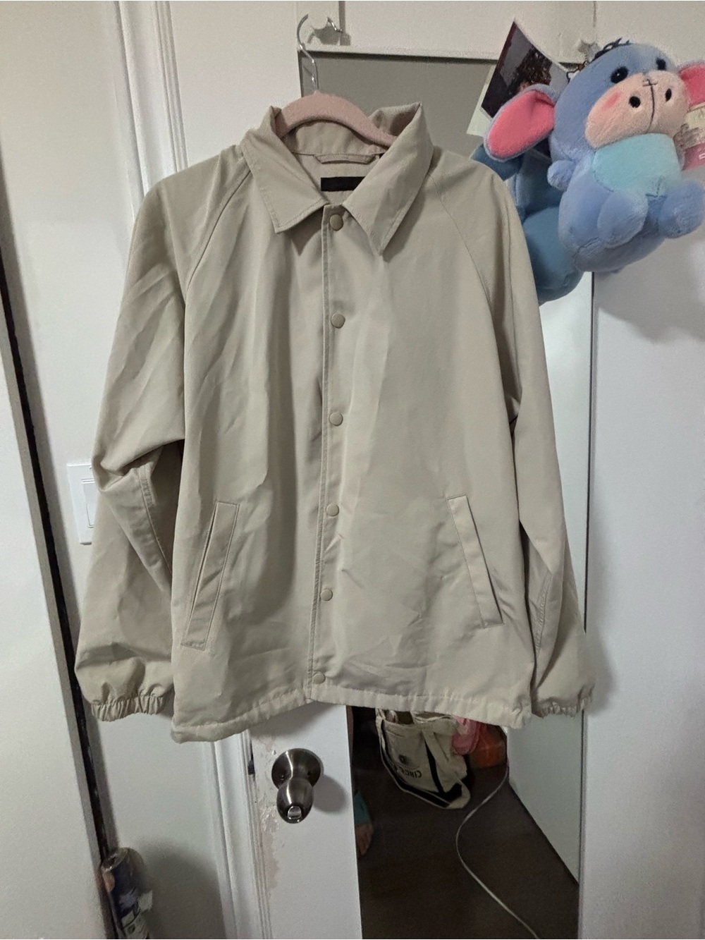 Uniqlo Beige Windbreaker Jacket